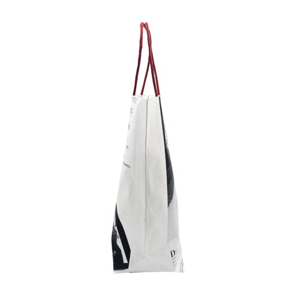 Greenii Short Medium Handmade Newsprint Paper Bags Recyclable Paper Grocery Bags - Picture 3 of 3
